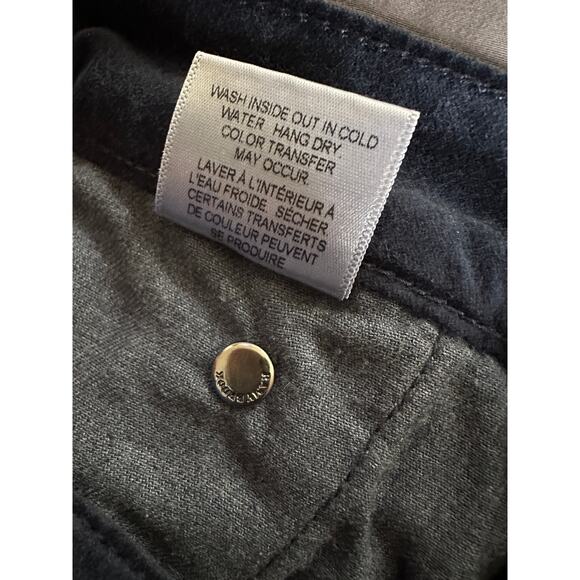 Ramy Brook Velveteen Helena Jeans Womens Size 25 Navy Flare Leg Skinny New - Picture 9 of 11